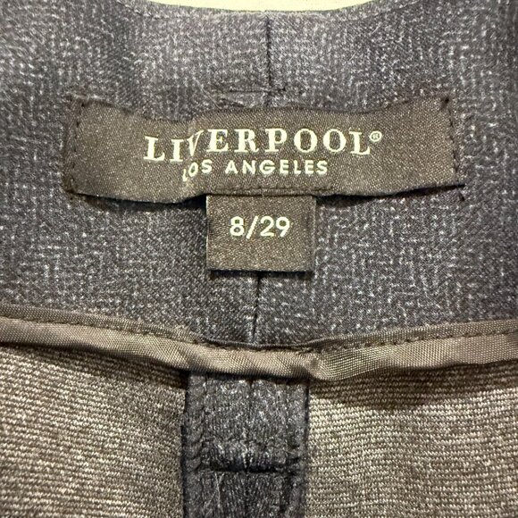 Liverpool Jeans Company Navy/Gray Dress Pants Size 8 / 29 - Picture 6 of 10